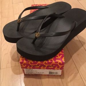 Tory Burch wedge flip flop